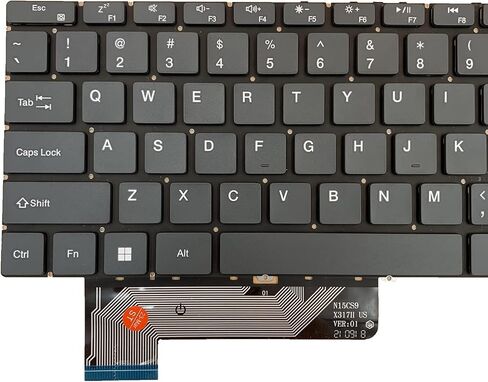 Laptop Replacement US Layout Keyboard for Gateway 15 GWTN156-1 GWTN156-1BK GWTN156 15.6" GWTN156-4 GWTN156-5 GWTN156-5BL GWTN156-7 GWTN156-9 GWTN156-12 12GR N15CS9 MB3661028 Grey in Saudi Arabia