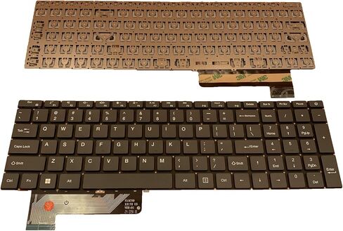 Laptop Replacement US Layout Keyboard for Gateway 15 GWTN156-1 GWTN156-1BK GWTN156 15.6" GWTN156-4 GWTN156-5 GWTN156-5BL GWTN156-7 GWTN156-9 GWTN156-12 12GR N15CS9 MB3661028 Grey in Saudi Arabia