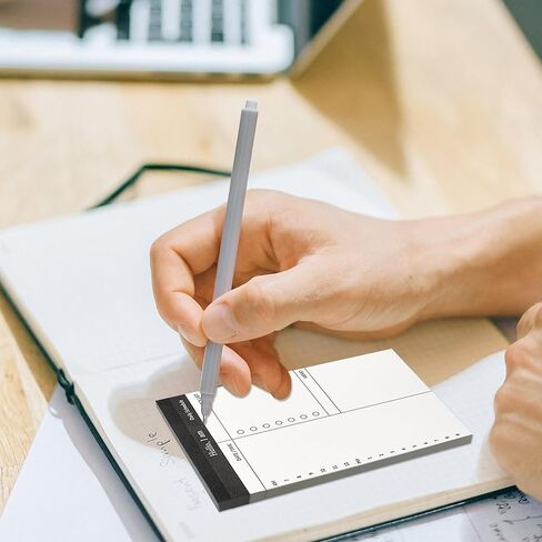 6 عبوات من وسادات الملاحظات الصغيرة - قائمة جيب للمهام ودفتر ملاحظات مع أقسام البقالة والمهام، 3 × 5 بوصة، مثالية للمنزل والمكتب والمدرسة ورسائل قابلية النقل أثناء التنقل in Kuwait