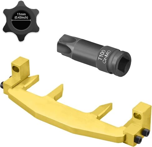 توقيت عمود الحدبات حامل أداة عدة أدوات حزام توقيت السيارات مع مقبس عمود الحدبات T100 متوافق مع مرسيدس بنز M271 C200 C180 E260 in Kuwait