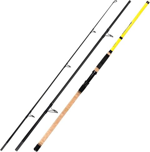 Fiblink Surf Spinning Fishing Rod 2-Piece/3-Piece/4-Piece Carbon Fiber Travel Fishing Rod with Cork Handles (10-Feet & 12-Feet & 15-Feet) in Saudi Arabia