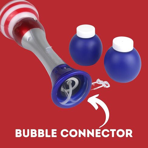 عصا الفقاعات المضيئة بالولايات المتحدة الأمريكية، لوازم الحفلات الخارجية في الرابع من يوليو، هدايا وطنية، تعمل بالبطارية، غير متضمنة in Kuwait