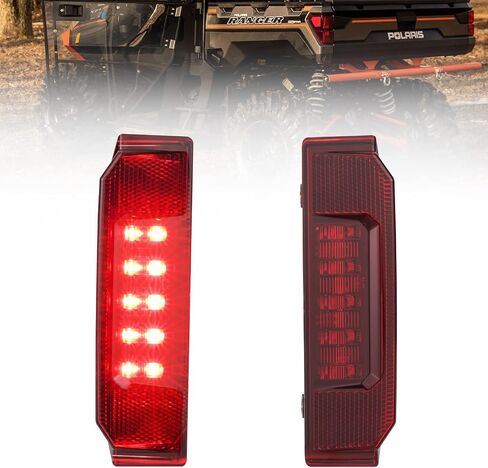 مصابيح خلفية LED A & UTV PRO Ranger، لعام 2015-2024 Polaris Ranger 570 بالحجم الكامل 900 XP RGR General 1000، ملحقات تجميع المصابيح الخلفية للفرامل الخلفية، استبدل OEM # 2412774، أحمر in Kuwait