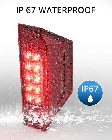 مصابيح خلفية LED A & UTV PRO Ranger، لعام 2015-2024 Polaris Ranger 570 بالحجم الكامل 900 XP RGR General 1000، ملحقات تجميع المصابيح الخلفية للفرامل الخلفية، استبدل OEM # 2412774، أحمر in Kuwait