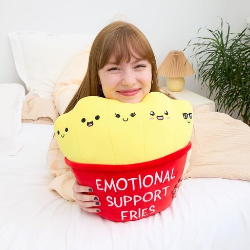 ماذا تفعل؟ بطاطس جامبو للدعم العاطفي من شركة Emotional Support Plushies — وسادة جسم ناعمة، ديكور لطيف للغرفة، هدايا مضحكة in Kuwait