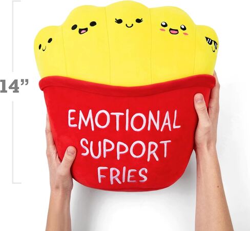 ماذا تفعل؟ بطاطس جامبو للدعم العاطفي من شركة Emotional Support Plushies — وسادة جسم ناعمة، ديكور لطيف للغرفة، هدايا مضحكة in Kuwait