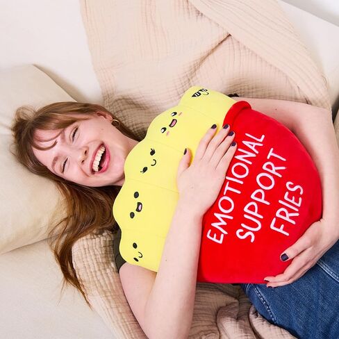 ماذا تفعل؟ بطاطس جامبو للدعم العاطفي من شركة Emotional Support Plushies — وسادة جسم ناعمة، ديكور لطيف للغرفة، هدايا مضحكة in Kuwait
