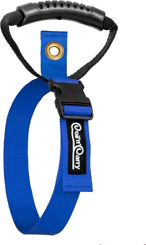 أشرطة كابل Coil'n'Carry - أشرطة تخزين شديدة التحمل مع مقبض لتخزين خرطوم الحديقة؛ منظم السلك وحزام حمل لأسلاك التمديد، وخرطوم الهواء، وخرطوم RV؛ صُنع في الولايات المتحدة الأمريكية (أحمر، قطعة واحدة) in Kuwait