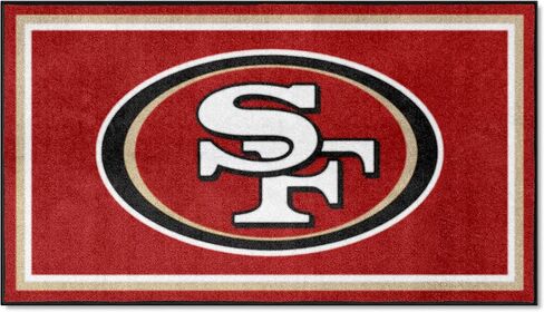 فانماتس 19884 NFL سان فرانسيسكو 49ers 3 قدم. × 5 قدم. سجادة منطقة قطيفة | سجادة منطقة المعجبين الرياضية، سجادة ديكور المنزل وسجادة الخياطة in Saudi Arabia
