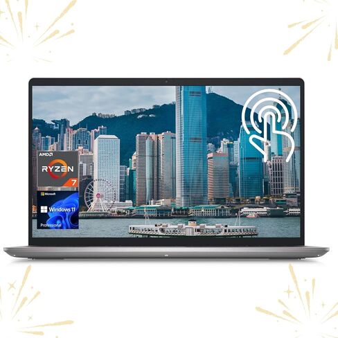 أحدث كمبيوتر محمول طراز Inspiron 3535 15.6 تعمل باللمس Ryzen 7 من Dell، شاشة لمس 15.6 بوصة FHD 1920 * 1080 60 هرتز، AMD Ryzen 7 7730U (Beats Intel i7-1255U)، ذاكرة وصول عشوائي 32 جيجابايت، 1 تيرابايت SSD، لوحة مفاتيح بإضاءة خلفية، واي فاي، HDMI، W11H، رما in Kuwait