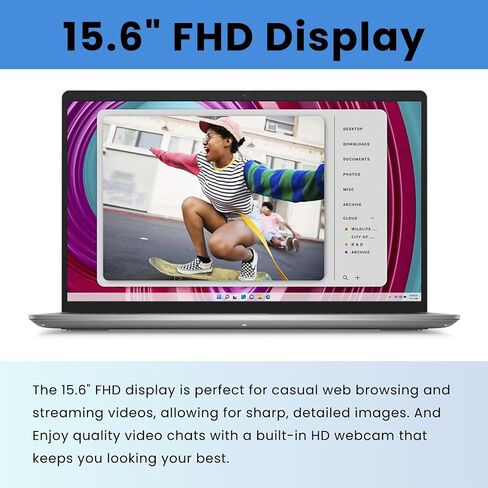 أحدث كمبيوتر محمول طراز Inspiron 3535 15.6 تعمل باللمس Ryzen 7 من Dell، شاشة لمس 15.6 بوصة FHD 1920 * 1080 60 هرتز، AMD Ryzen 7 7730U (Beats Intel i7-1255U)، ذاكرة وصول عشوائي 32 جيجابايت، 1 تيرابايت SSD، لوحة مفاتيح بإضاءة خلفية، واي فاي، HDMI، W11H، رما in Kuwait
