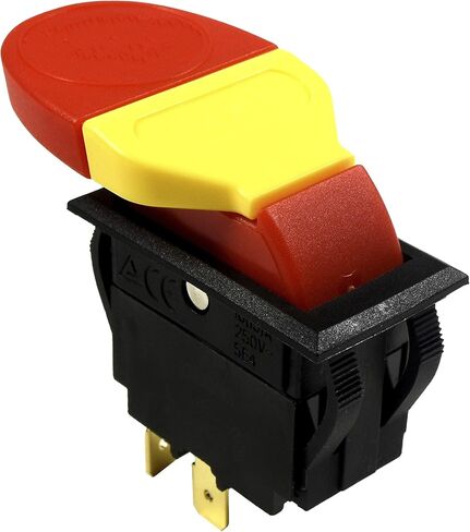HQRP On-Off Paddle Switch Compatible with Sears Craftsman 137 Series Table Saw & Drill Press 0LWG 27A1 0LWC 0LVW, UL Listed in Saudi Arabia