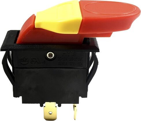 HQRP On-Off Paddle Switch Compatible with Sears Craftsman 137 Series Table Saw & Drill Press 0LWG 27A1 0LWC 0LVW, UL Listed in Saudi Arabia
