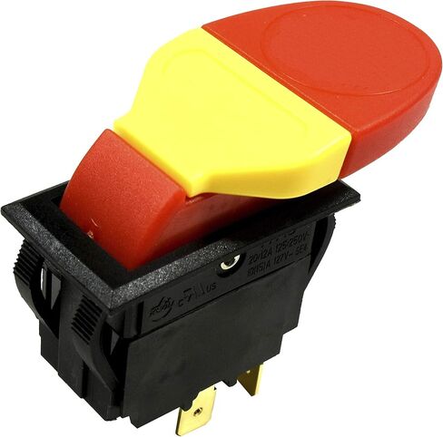 HQRP On-Off Paddle Switch Compatible with Sears Craftsman 137 Series Table Saw & Drill Press 0LWG 27A1 0LWC 0LVW, UL Listed in Saudi Arabia