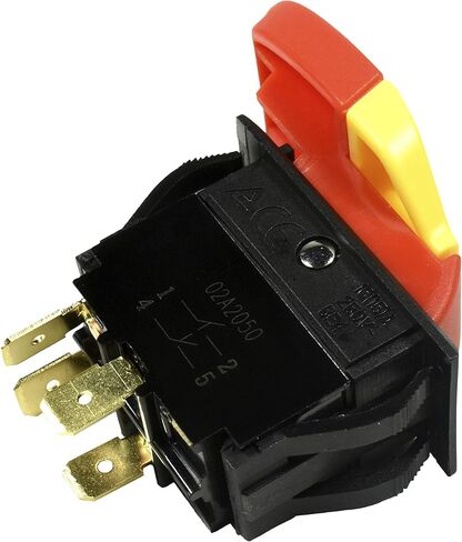 HQRP On-Off Paddle Switch Compatible with Sears Craftsman 137 Series Table Saw & Drill Press 0LWG 27A1 0LWC 0LVW, UL Listed in Saudi Arabia
