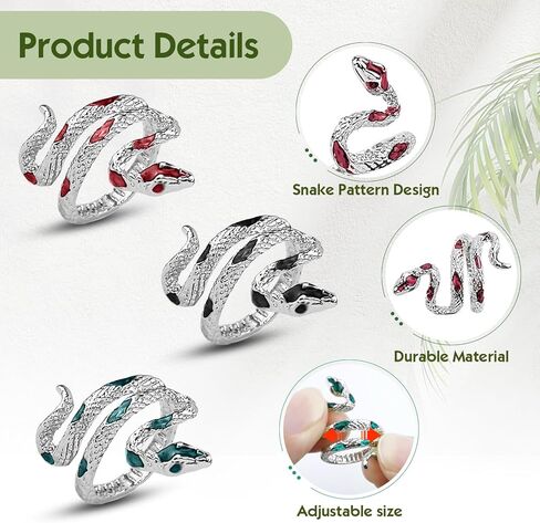 6 Pcs Crochet Ring, Adjustable Thimble Crochet Tension Ring Various Designs Crochet Guide Ring Knitting Loop Crochet Ring for Quilting Crafts Hand Knitting Tools for Faster Knitting in Saudi Arabia