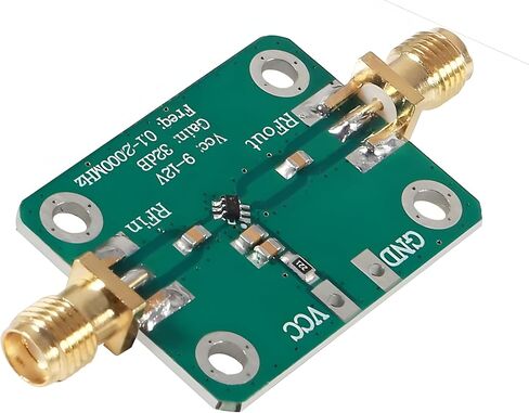 2 قطعة 0.1-2000 ميجا هرتز مضخم الترددات اللاسلكية (RF) واسع النطاق 30dB مكاسب عالية منخفضة الضوضاء LNA مكبر للصوت LNA مجلس التنمية in Saudi Arabia