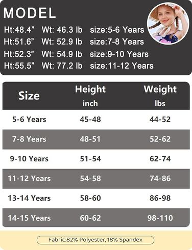 Arshiner Girls Swimsuit Two Pieces Bikini Set Ruffle Bathing Suits Flounced Tankini Swimwear Light Green - Flower for 14-15 Years in Saudi Arabia