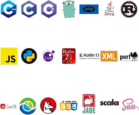 120 PCS Computer Programming Language Stickers, Suitable for Software Developers, DEV,Coders,Laptop,Programmers, Hackers, Geeks, Computer Engineer in Kuwait