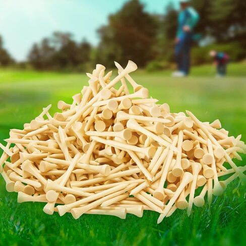 تي شيرتات جولف 3 1/4 و2-1/8 تي ​​شيرتات جولف خشبية طويلة احترافية للسائق/الحديد/الهجين، عبوة من 50 قطعة، تقلل الاحتكاك والدوران الجانبي in Kuwait