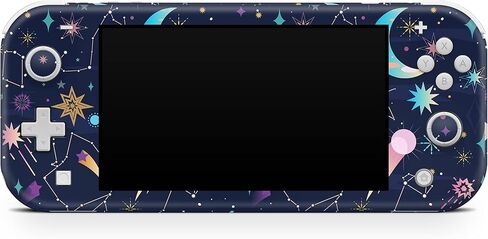 تصميم TACKY DESIGN Galaxy Skin متوافق مع Nintendo Switch lite، غلاف Planets متوافق مع ملصقات Switch lite، ملصق Moon Vinyl 3m، غطاء ملتف كامل in Saudi Arabia