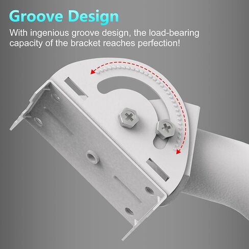 دعامة تثبيت على الجسر اللاسلكي العالمي، 12.6 بوصة 160 درجة قابلة للدوران ومجموعة تثبيت على الحائط لهوائيات التلفزيون الخارجية، الجسور اللاسلكية من نقطة إلى نقطة، نقطة الوصول، CB، محطة الطقس، Yagi (4 عبوات) in Kuwait