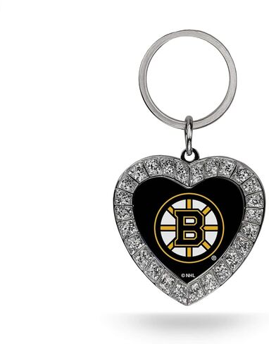 سلسلة مفاتيح على شكل قلب من حجر الراين من ريكو إندستريز NHL Hockey - إكسسوار رائع in Saudi Arabia