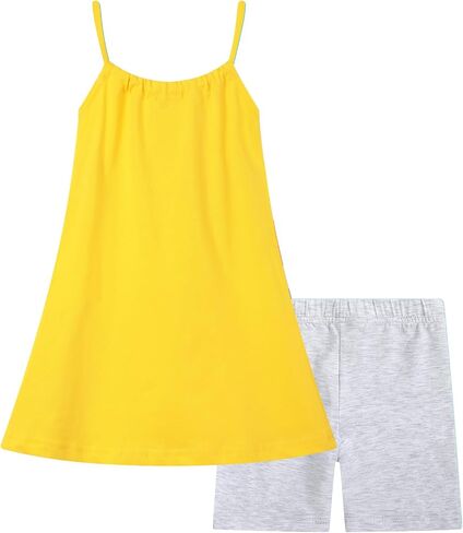 Toddler Girl Summer Short Sets Sleeveless Halter Neck Halter Neck Slip Dress Shorts Home Wear Outfits Clothing Sets in Saudi Arabia