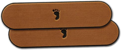 3"x14" Anti-Slip Gunnel Pads 2 Pack - Brown in Saudi Arabia