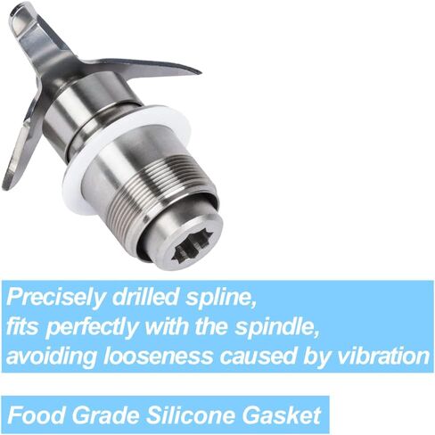 502977 Blender Cutting Blade Assembly Replacement for Waring Gallon Blender CB6 CB10 CB15 Part# 18396, 018396, 501920, 502493, 500962, 501838, 502975 in Kuwait