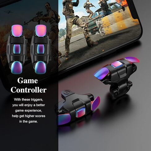 1 زوج Gamepad gatillos para celular قابل للتعديل لعبة الزناد اللوحي تحكم المحمول لعبة تحكم الكمبيوتر اللوحي لعبة الهاتف المحمول الزناد الملحقات الهاتف الخليوي in Kuwait