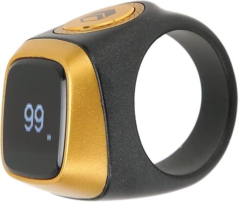 Dpofirs Smart CounterRing, 20MM Intelligent Counting FingerRing with 0.49 Inch Screen for Android for iOS, Step CountingRing Support APP, Portable Simple Step Counter for Walking Running in Saudi Arabia