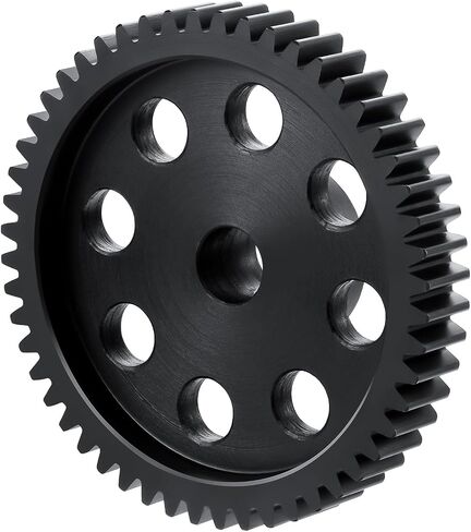 Steel 8mm Bore Mod 1 41T 42T 49T 51T 52T 53T 55T 56T Pinion Motor Gear for Tra-xxas Slash X maxx 8S XRT 1/5 1/6 1/8 1/10 RC Car (52T) in Kuwait