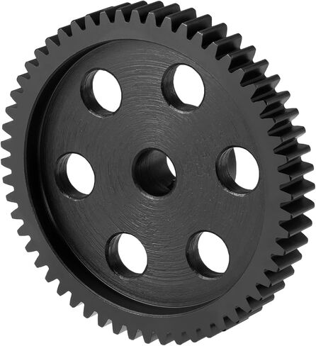 Steel 8mm Bore Mod 1 41T 42T 49T 51T 52T 53T 55T 56T Pinion Motor Gear for Tra-xxas Slash X maxx 8S XRT 1/5 1/6 1/8 1/10 RC Car (52T) in Kuwait