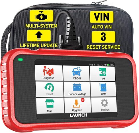 2023 Newest LAUNCH CRP129E Code Reader Oil/EPB/SAS/TPMS/DPF/BMS/Throttle Reset,Injector Coding Diagnostic Scanner,Lifetime Free Online Update,ABS SRS TCM Engine OBD2 Scanner,AUTO VIN + TPMS Tool in Saudi Arabia