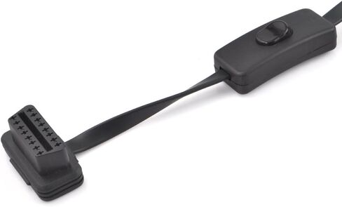 iKKEGOL obd2 obdii 1 إلى 3 كابل تمديد تشخيصي لسلك مقسم Y ذكر إلى أنثى 16 دبوسًا للغاية مع مفتاح طاقة فردي 50 سم / 20 بوصة in Kuwait