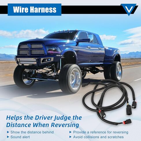 1 قطعة مجموعة الأسلاك المساعدة في الحديقة الخلفية مناسبة لدودج رام 1500 2009-2019 ، لدودج رام 2500 3500-استبدال 68031820AA in Kuwait