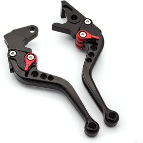 CNC Clutch Brake Levers for NINJA125 2019-2021, Z125 2017-2021, Z250SL 2016-2017, NINJA250R 2008-2012,NINJA300R Z300 2013-2018, NINJA400 Z400 2018-2023 Short Adjust