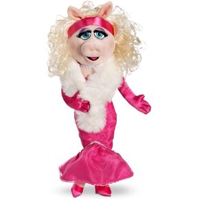 Disney Store Official Miss Piggy Plush Toy - Iconic 19-Inch Diva from The Muppets Collection - Glamorous & Detailed Design for Fans & Kids - Muppet Show Diva Collectible