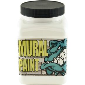 CHROMA Acrylic Mural Paint for Interior and Exterior Murals - Lightfast, Mixable, Hard-Wearing Vibrant Pigment, 16 Oz Polar (2455)