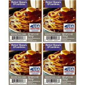 Better Homes and Gardens Maple Sugar Drizzle Wax Cubes 4-Pack