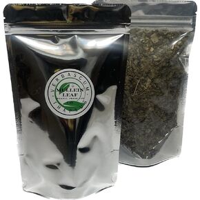 Certified Organic Cut Mullein Leaves