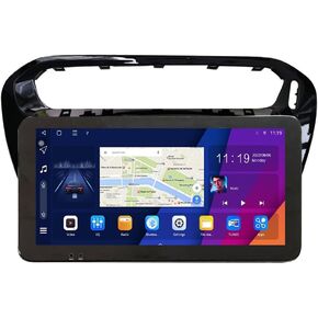 10.33" QLED/IPS 1600x720 Touchscreen CarPlay & Android Auto Android Autoradio Car Navigation Stereo Multimedia Player GPS Radio DSP Forpeugeot 301 2013-2016 gloss black