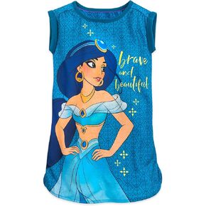 Disney Jasmine Blue Nightshirt for Girls Multi