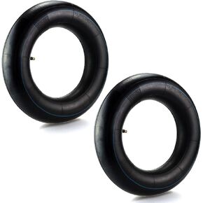 2 Pack 4.80/4.00-8" Heavy Duty Tire Inner Tubes with TR-13 Straight Metal Air Valve for Wheelbarrows,Lawn Mowers,Tractor,Hand Trucks,Trailers and More