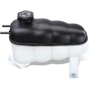 DNA MOTORING OEM-RT-GM3014134 Coolant Overflow Reservoir Tank w/ Cap Compatible with 2015-2020 Escalade / Yukon / Suburban / Tahoe, 2014-2018 Silverado / Sierra 1500 4.3L, 5.3L, 6.0L, 6.2L