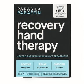 Recovery Hand Therapy Heated Glove Treatment (1 Pair) Paraffin Wax Gloves, Soothing Deep Heat, Intense Hydration. Infused with Vitamin E, Coconut Oil, & Lavender Oil