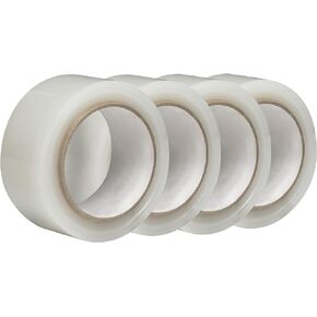 Frost King T96H Clear Plastic Weatherseal Tape, 2-inch x 100-feet - 4-Pack