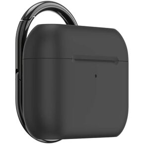 حامل PopSockets PopGrip AirPods Pro + PopChain 2: مقبض قابل للتبديل وحامل AirPods للهواتف والأجهزة اللوحية - أسود