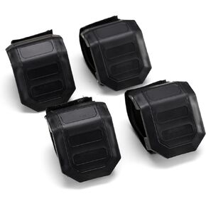 A & UTV PRO 4PCS UTV Front Windshield Adjustable Mounting Clamps for Polaris Ranger RZR, for Can Am Commander Defender Maverick X3, for Yamaha, for Kawasaki Teryx Krx Windshield Fixed Clamps Straps